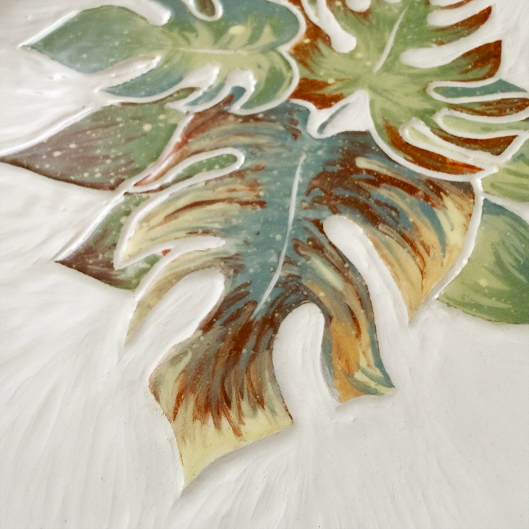 Per tutti: piatto sgraffito floreale - immagine 4